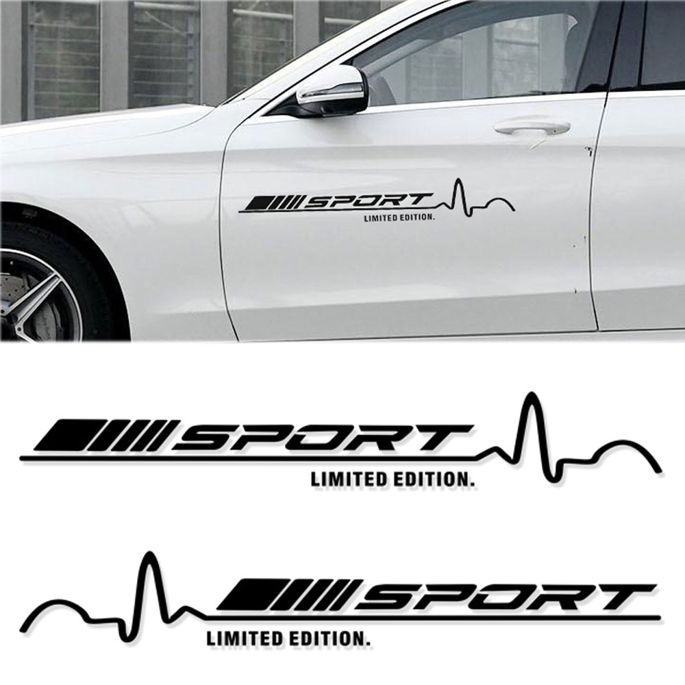 1pair Sports Racing Stickers And Decals For Truck Auto Car Body