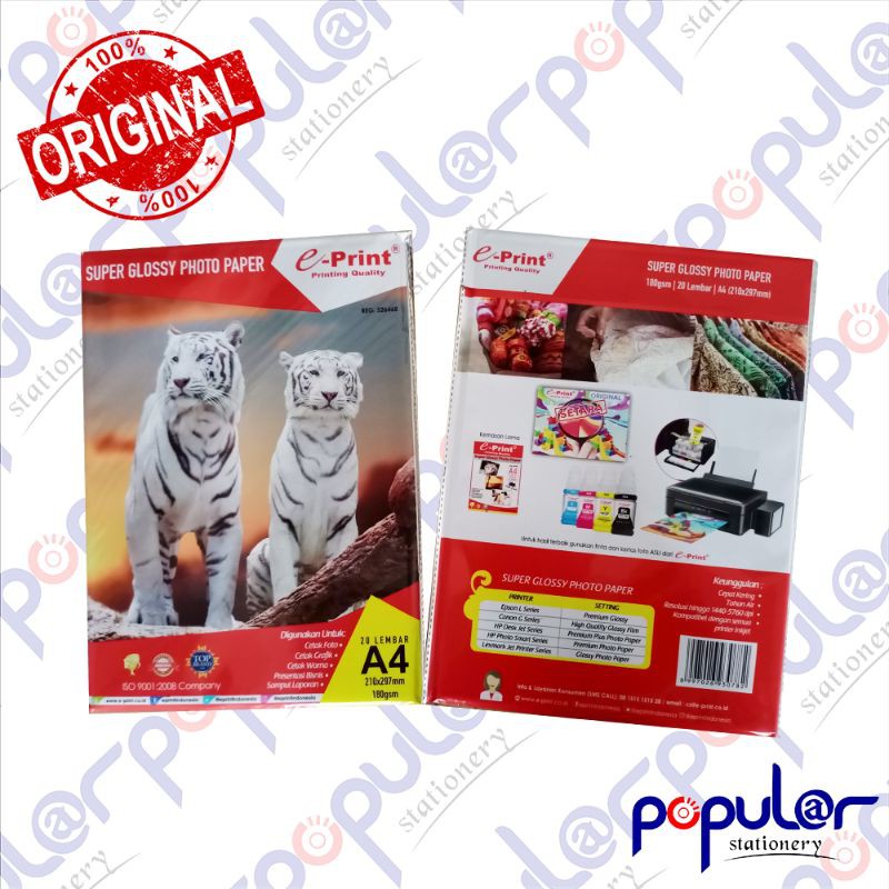 

Kertas Photo Eprint 180