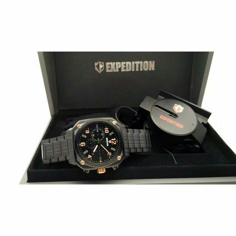 Jam tangan Expedition 6738 Tali Rantai Original Pria