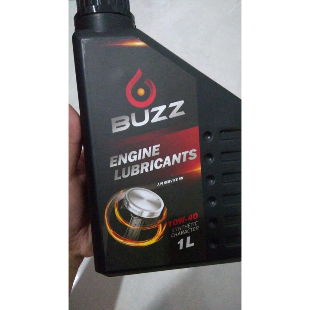 Pengiriman Cepat OLI MESIN BUZZ 10W-40 ENGINE LUBRICANTS 1L CUCI GUDANG