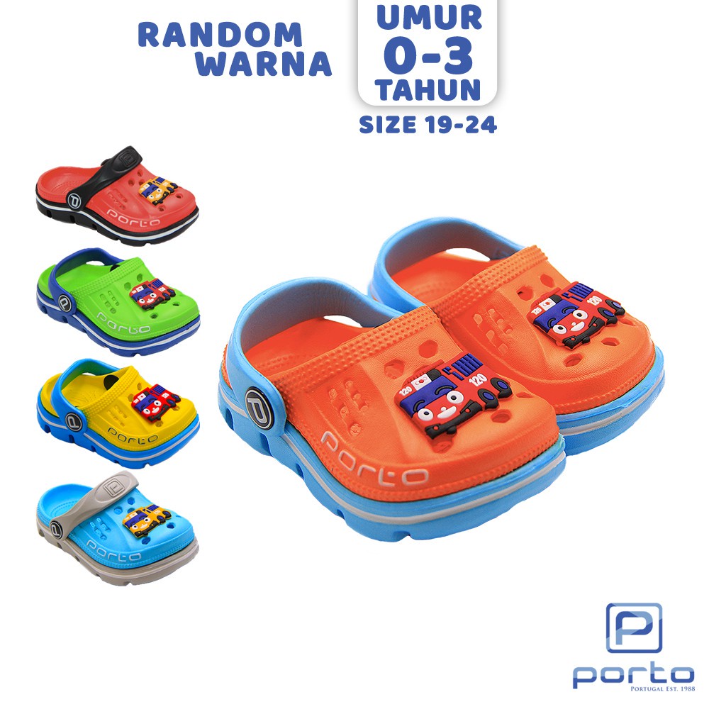 Sandal Baim Mini Porto 1006T - Sandal Sepatu Baim Anak Laki-laki Porto 1006T 19-24