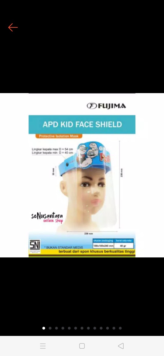 Apd Face Shield Anak Fujima