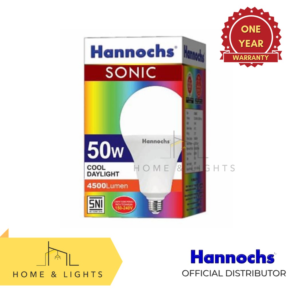 Hannochs Lampu LED Sonic 50W Cool Daylight