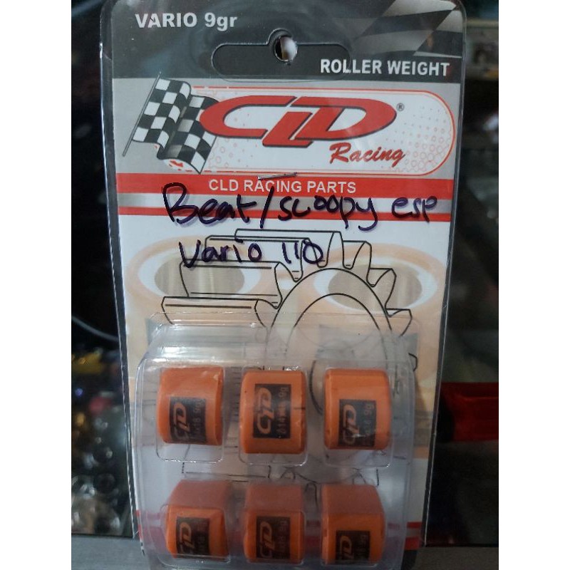 roller motor honda BEAT FI/ESP SCOPY FI/ESP VARIO 110 FI/ESP 9 gram CLD