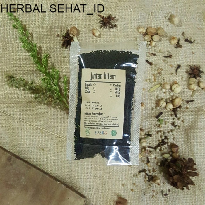 

JINTEN HITAM IMPORT KERING 50 gr - Nigella Sativa - MURNI - JSR