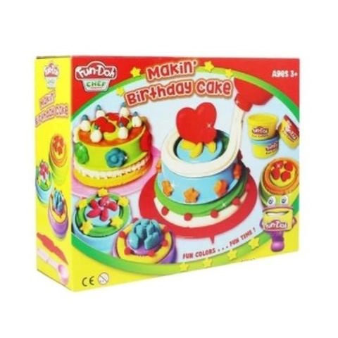 Fundoh 28059 Making Birthday Cake Mainan Edukasi Cetakan Lilin