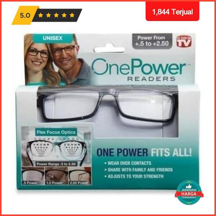 10.10 Kacamata Baca Plus Auto Focus One Power Reader Packing Dos Premium