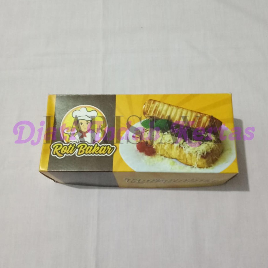 

PROMO !!! Dus Kemasan Roti Bakar / Kardus Roti Bakar Uk. 19.5 x 8.5 x 6.8 / 100pcs