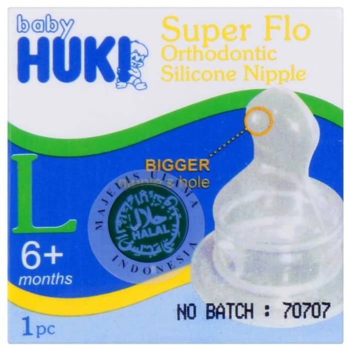 HUKI - NIPPLE ORTHODONTIC KEMASAN BOX / DOT GEPENG