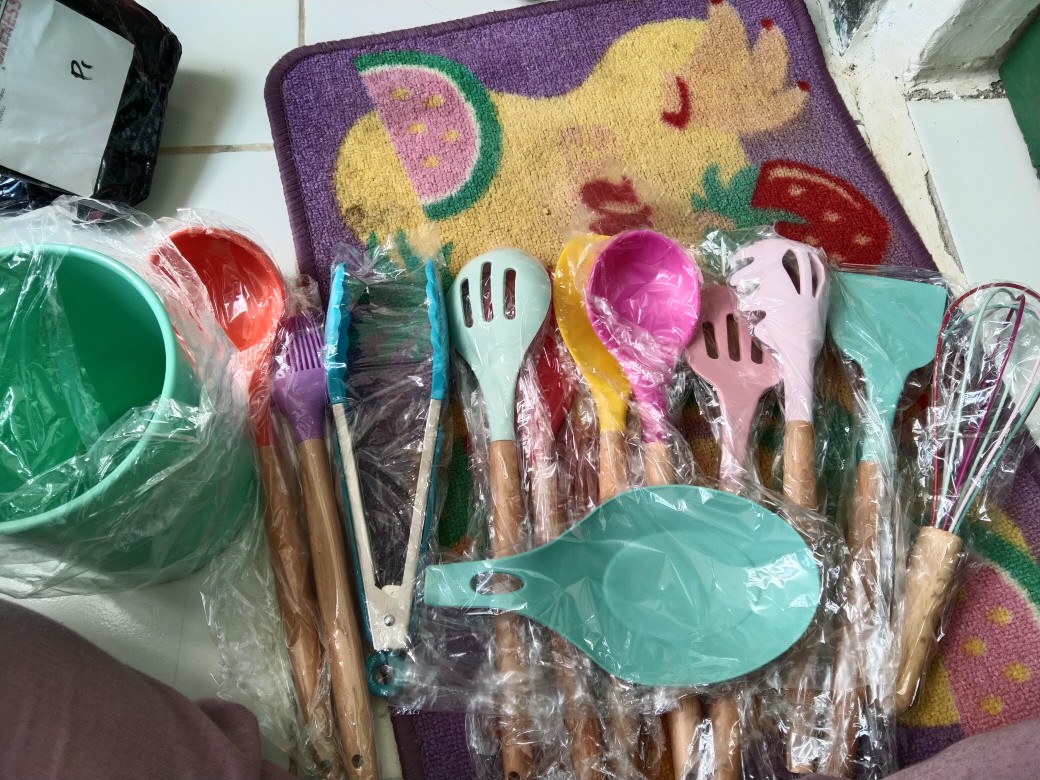 Markas88 Spatula Silicon 13 In 1 Spatula Set Peralatan Masak Spatula Silikon Tahan Panas