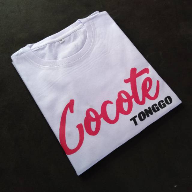 Kaos COCOTE TONGGO Cotton Carded Lengan Pendek Unisex