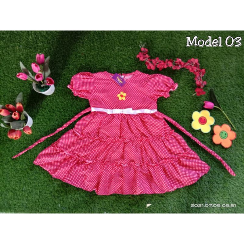 BAJU ANAK MODEL 03 •• dress anak pakaian anak perempuan •• dress lengan pendek