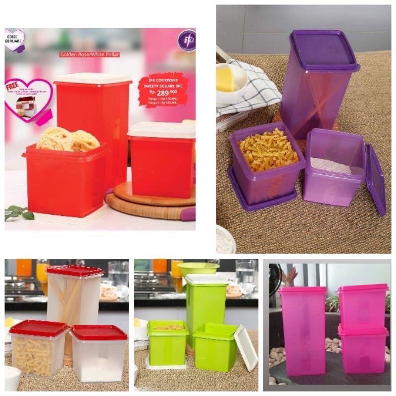 Toples Kerupuk IFA Grande / Nigata Clio 2000 ml Food container