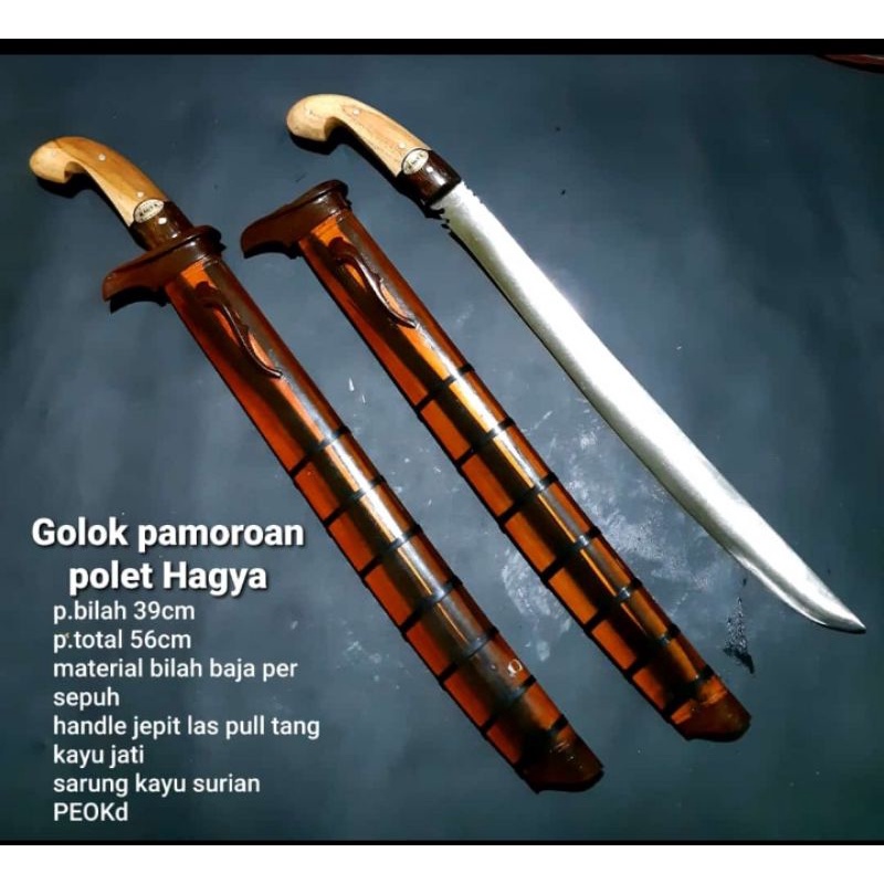 Pisau besar alat berburu hagya