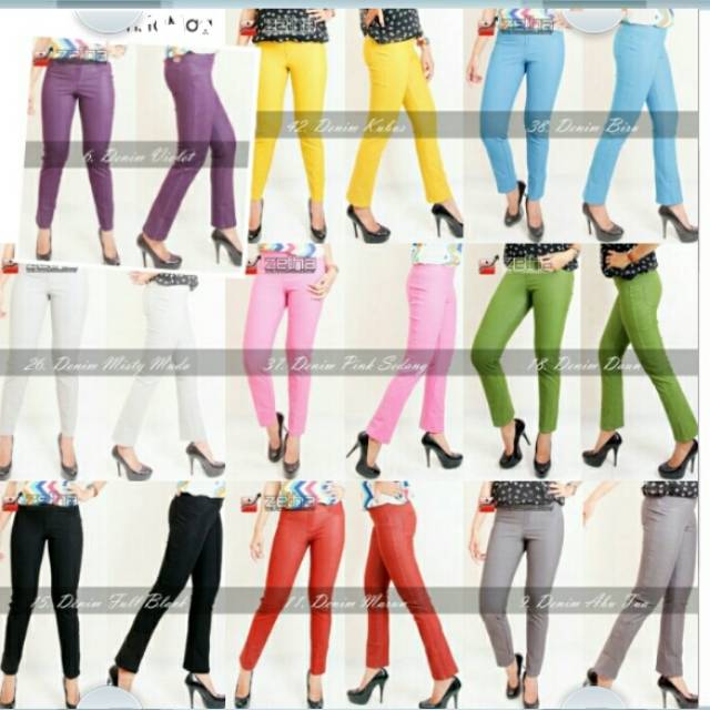 Zetha Legging Celana DENIM
