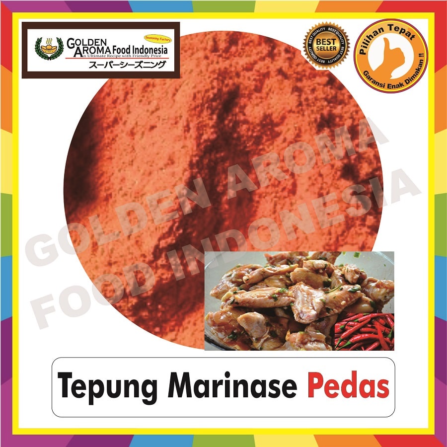 

Tepung Marinasi Pedas 1kg, Jual Tepung Marinasi Marinase Kentucky KFC Fried Chicken Murah Enak Halal Aman Premium Terbaik