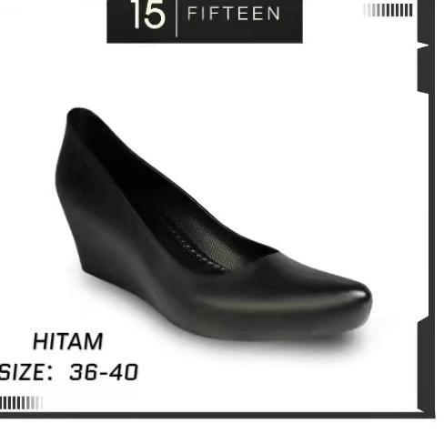 ((TERMURAH)) 15 SHOP --- Sepatu Wedges Tinggi 5.5cm / Sepatu Jelly Wanita / COLLIN