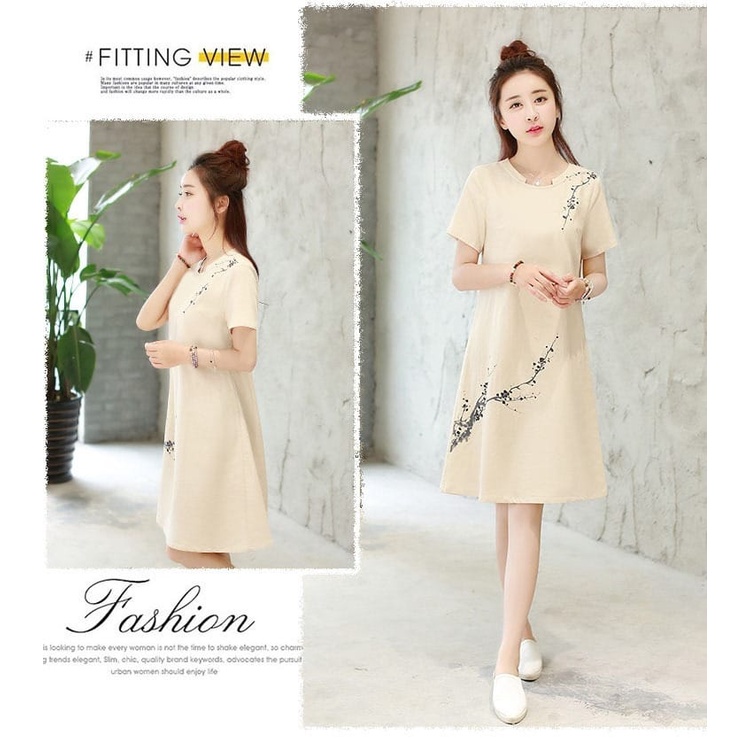 [UNI 014] DRESS WANITA | BAJU TERUSAN | PAKAIAN WANITA | FASHION KOREA