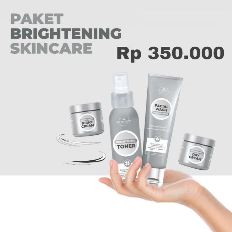 Brightning skincare by Bening's Clinic