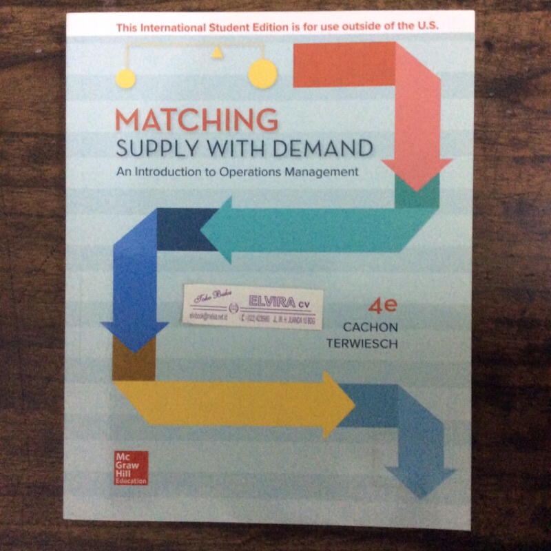 Matching Supply With Demand 4 Edition
