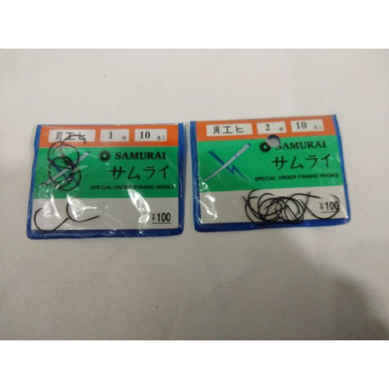 mata kail udang merk samurai/ mata pancing udang samurai/ mata kail udang/ mata pancing udang