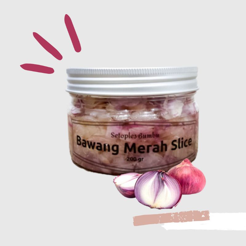

SetoplesBumbu - Bawang Merah Slice / Bawang Merah Iris / Bawang Merah Potong