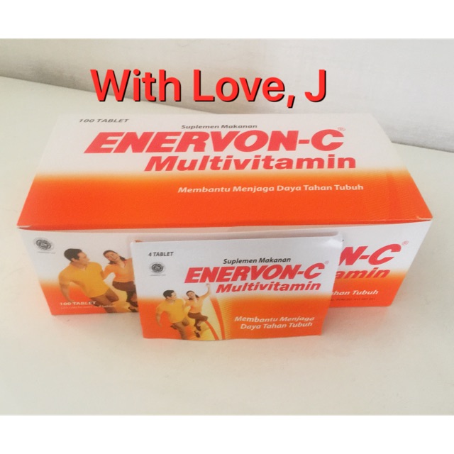 Jual ENERVON C MULTIVITAMIN ( 100 TABLET ) Shopee Indonesia