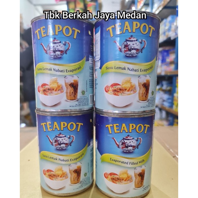 380ml Teapot Evaporasi/Susu Evaporasi/Krimer Cair/Susu Lemak Nabati Evaporasi