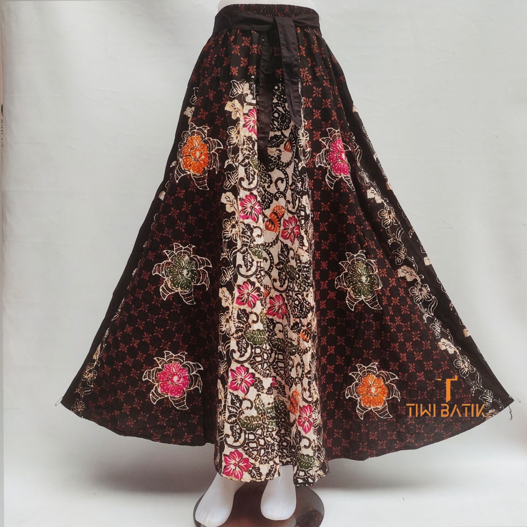 Rok Batik Klok Cap Katun Tebal