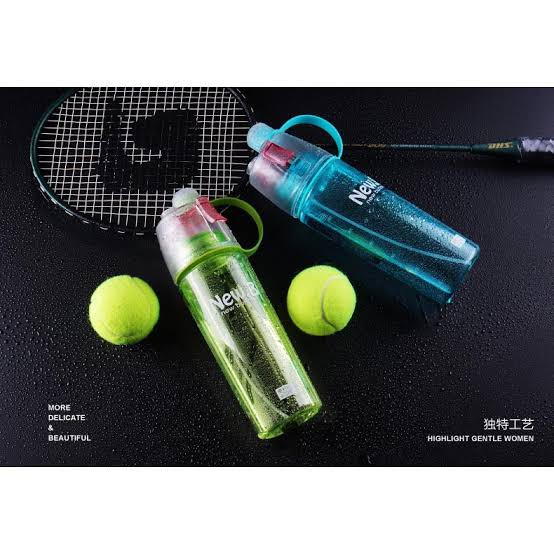 Botol Minum Spray - Bottle Water Drink Sport Sprayer 2in1 Bisa Semprot Kapasitas 600 ml