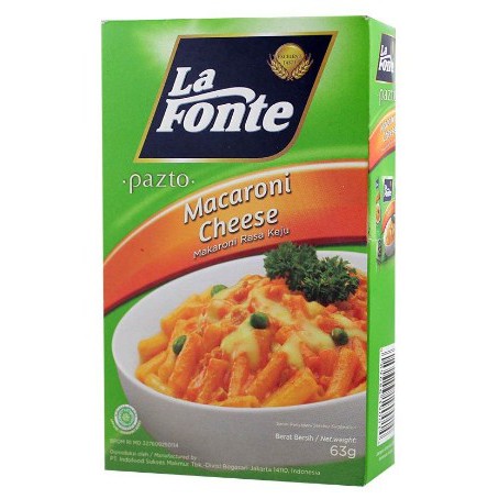 

La Fonte Pronto Macaroni Cheese 63 gr