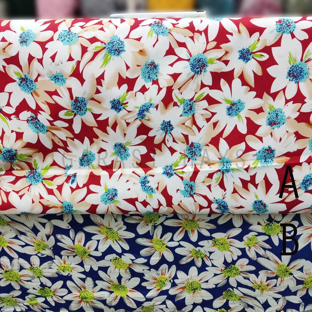 Kain Katun STRETCH Cotton Lebar 150 cm Motif D