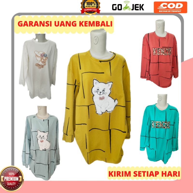 ATASAN / TUNIK WANITA JUMBO baju atasan kaos lengan panjang import wanita tunik premium terbaru atasan fashion wanita atasan tunik terbaru baju tunik wanita dress jumbo casual baju wanita midi dress dres tunik atasan perempuan baju dress wanita muslim