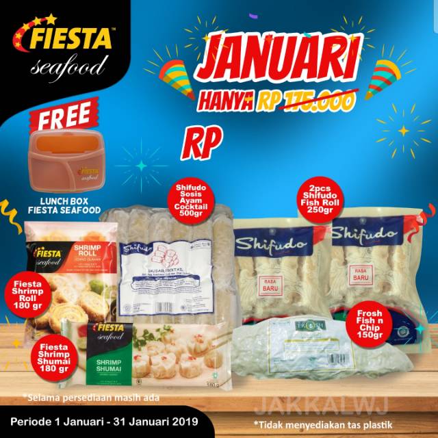 Paket Fiesta Seafood promo januari KHUSUS GOJEK