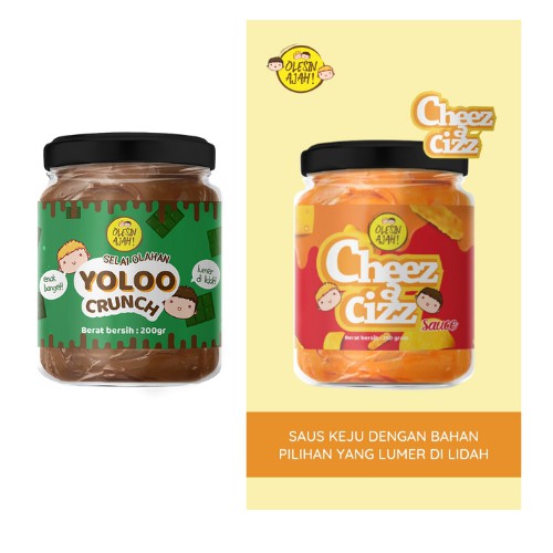 

Promo OlesinAjah Selai Yoloo 200Gr + Cheez A Ciz Sauce 200Gr