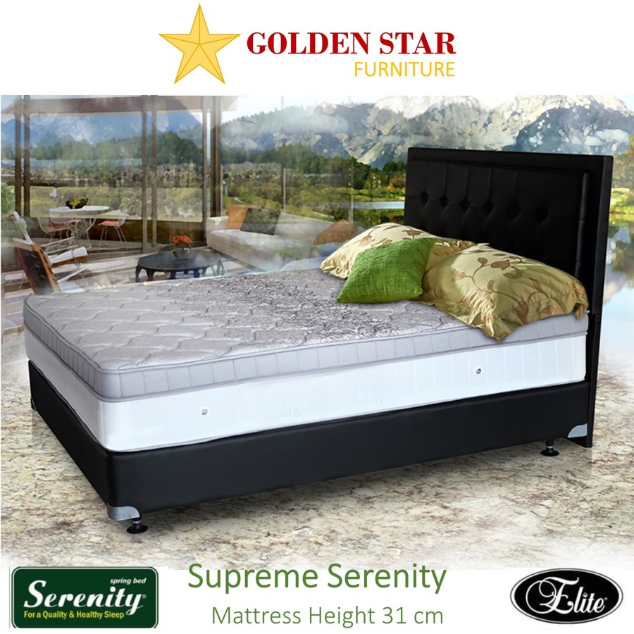 Kasur Matras Serenity ELITE Supreme Spring Bed 120/160/180 x 200