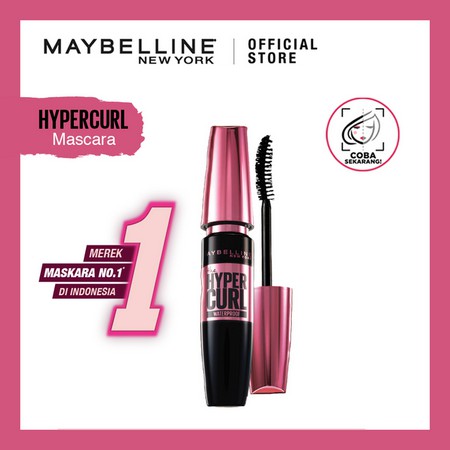 ⭐ BAGUS ⭐ [NEW PACKAGING] Maybelline Volum Express Hypercurl Waterproof Mascara 100% Original