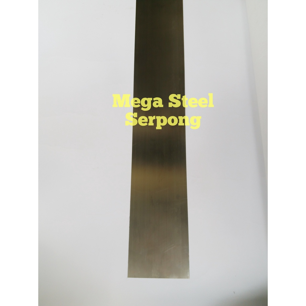 Lis Plat Plank Plint Skirting HAIRLINE Stainless Steel Uk 10 cm x 122 cm