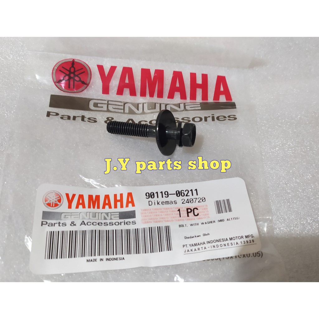 BOLT WASHER BAUT BOX FILTER UDARA KANAN MIO LAMA SPORTY SMILE SOUL FINO KARBU ORI YGP 90119-06211