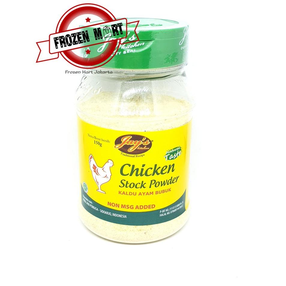 

Terbaik JAYS / JAY'S CHICKEN STOCK POWDER / KALDU AYAM BUBUK 150GR / NO MSG ADDED serbuuu !