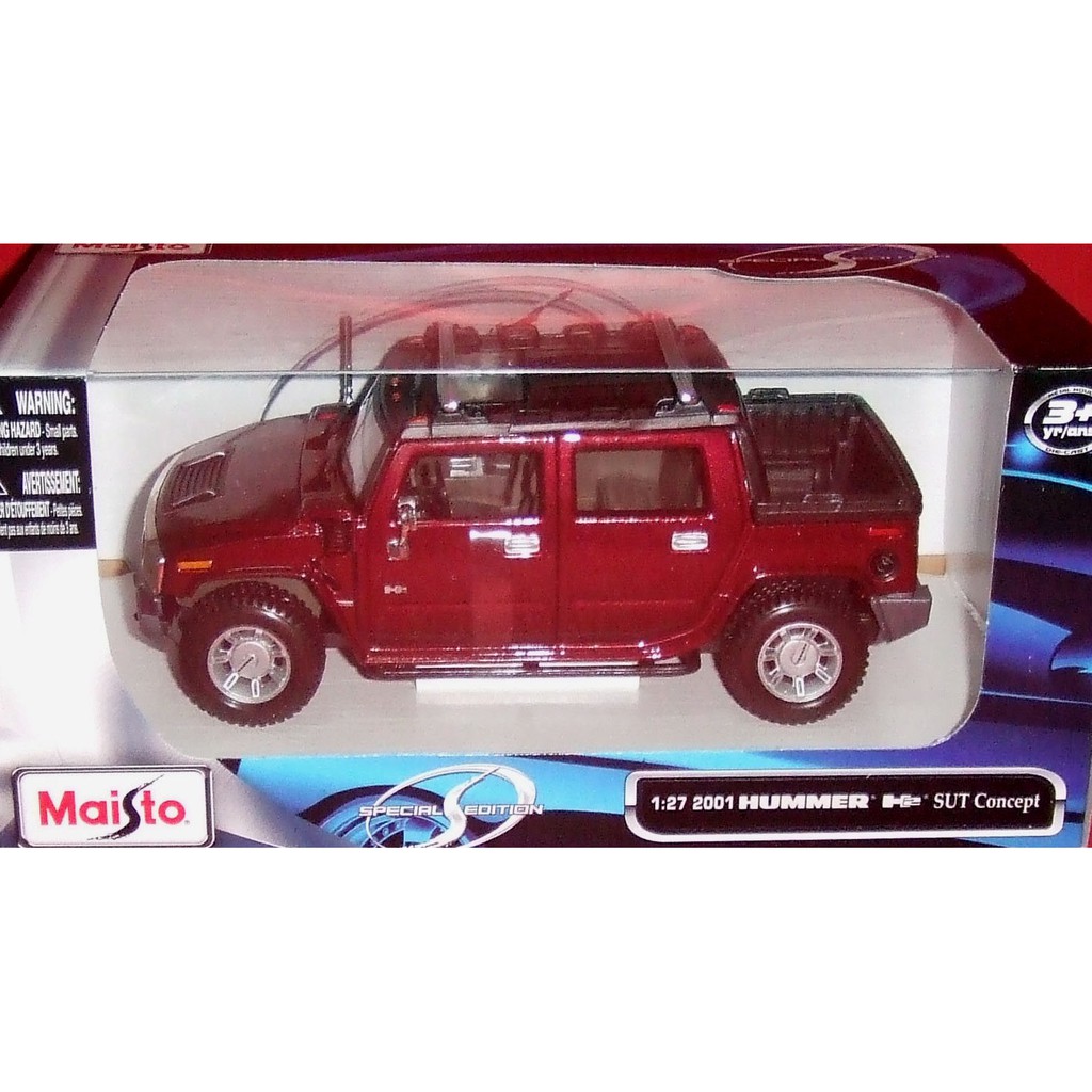 PROMO DIECAST MAISTO 1:27 - 2001 HUMMER H2 SUT CONCEPT