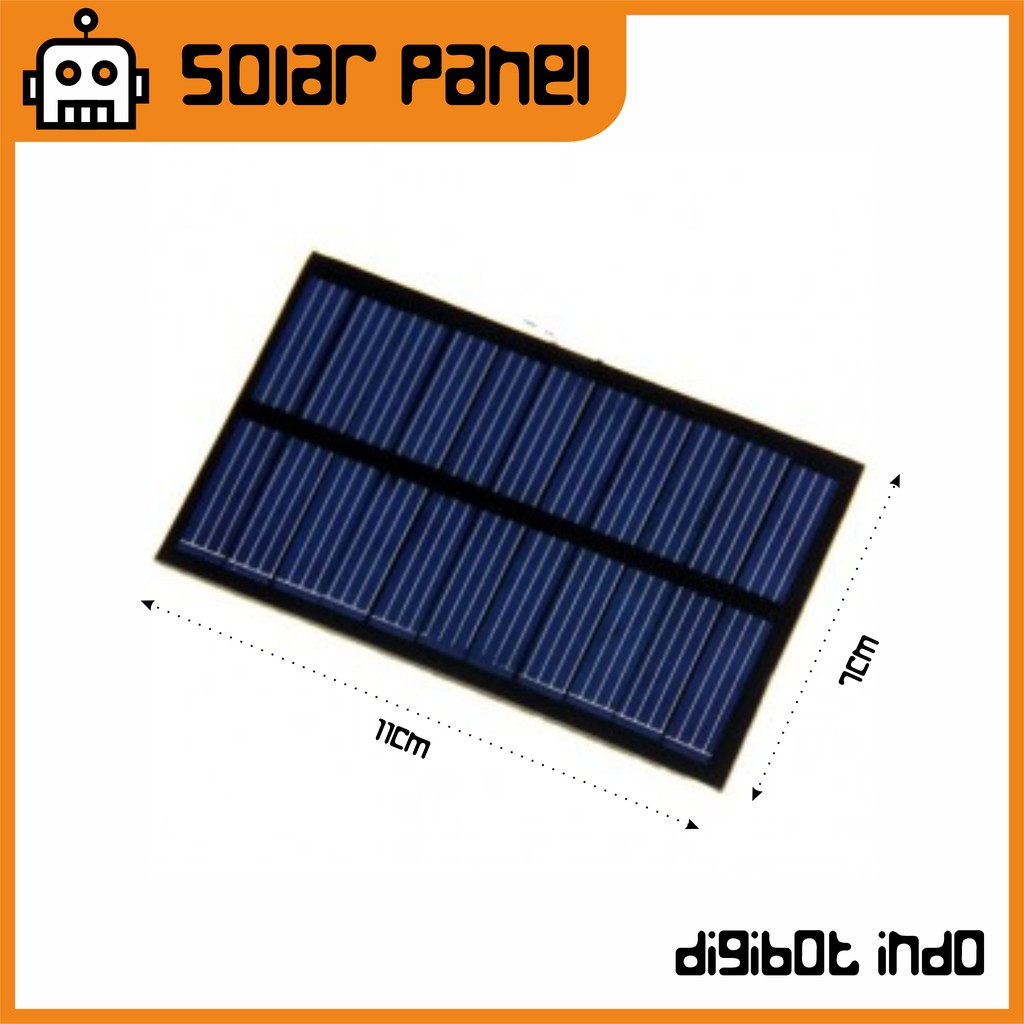 Mini Solar Panel - 5V 1.1W 220MAh | Shopee Indonesia