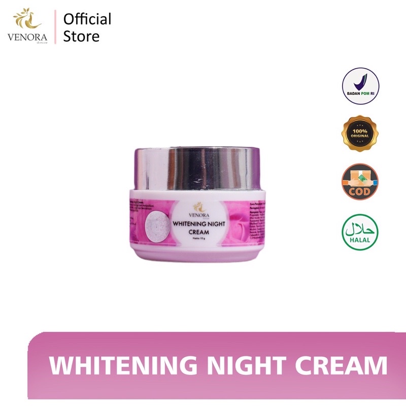 NIGHT CREAM WHITENING VENORA SKINCARE