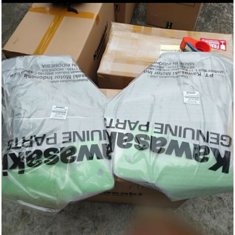 fairing ninja 150 rr old se 2011 hitam hijau original