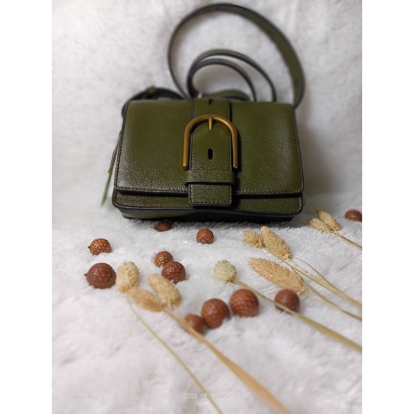 tas fossil wiley crossbody green olive