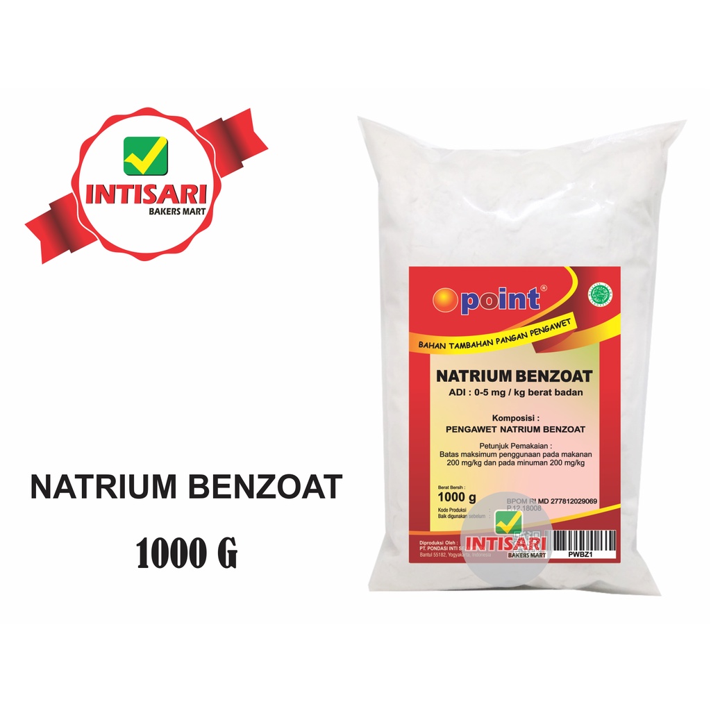 

NATRIUM BENZOAT 1000 G