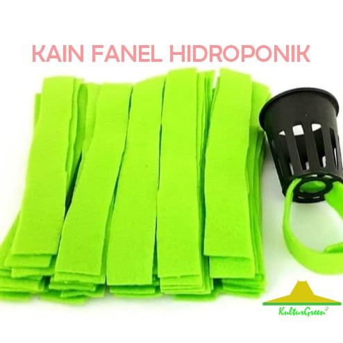sumbu hidroponik / kain fanel