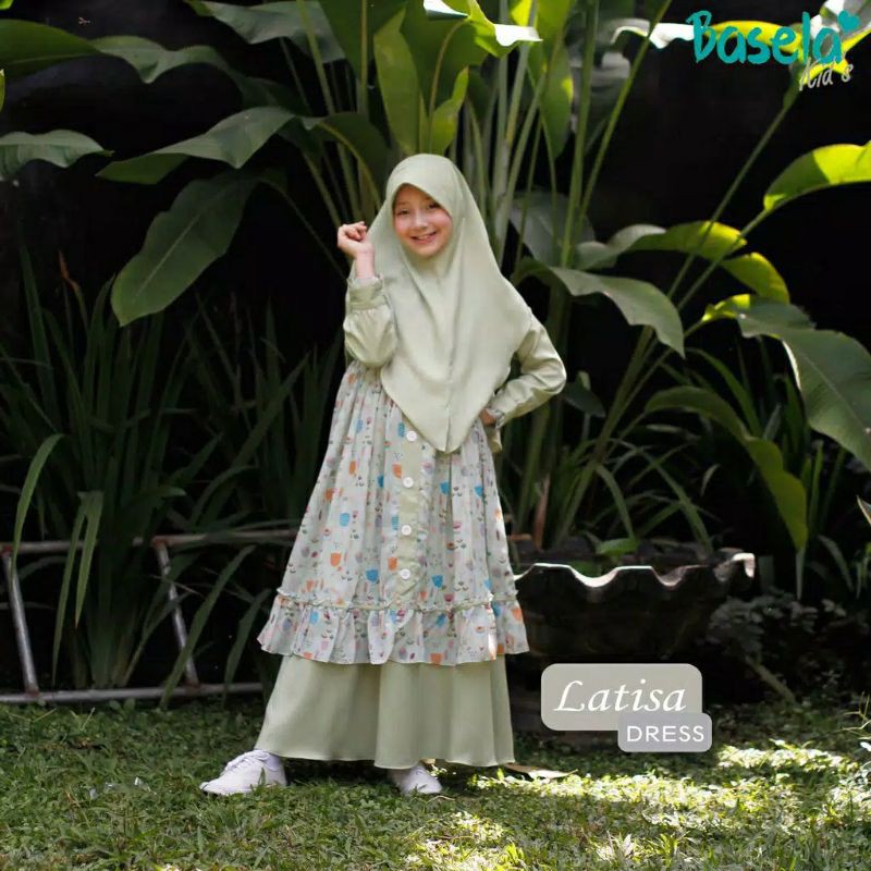 Basela Kids Latisa Gamis Anak Premium 100% Original