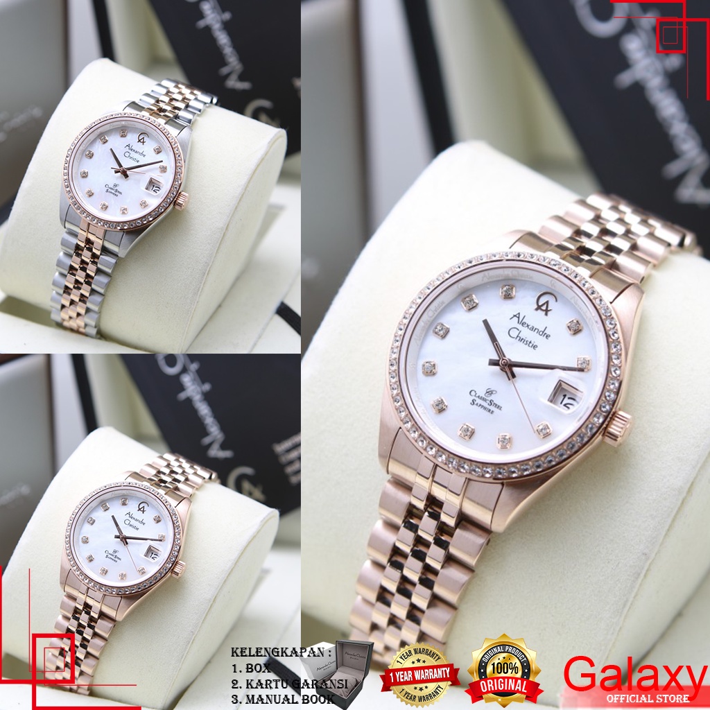 JAM TANGAN ALEXANDER CHRISTIE WANITA ORIGINAL JAM TANGAN ALEXANDRE CHRISTIE WANITA JAM ALEXANDER CRI