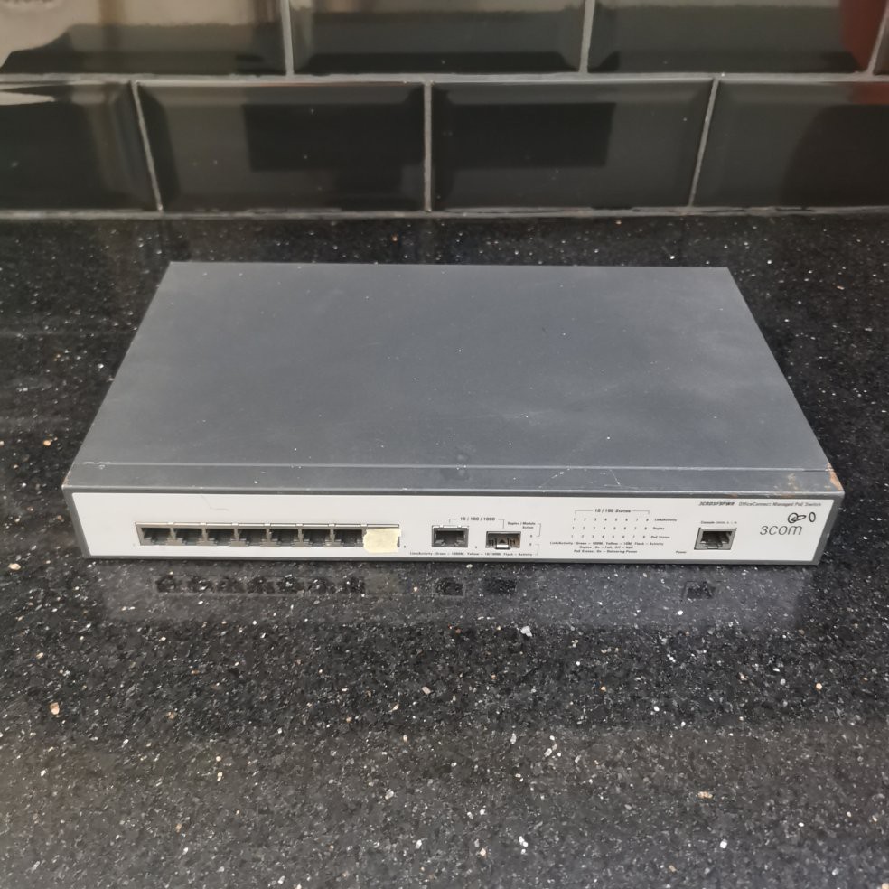Switch Poe 3Com OfficeConnect 3CRDSF9PWR Atau Hp V1905 Manageable Vlan